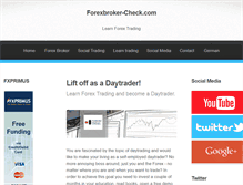 Tablet Screenshot of forexbroker-check.com